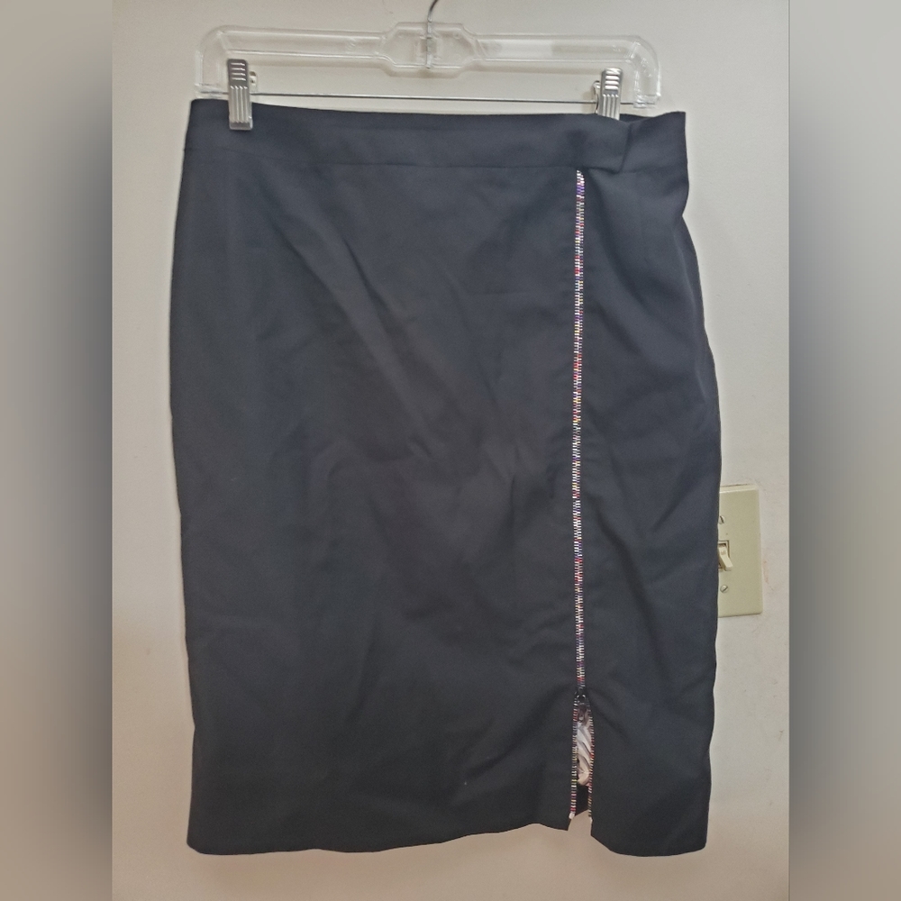 Chloe French sz 40 skirt with colorful zipper